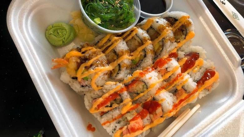 Spicy Tuna Roll & Spicy California.